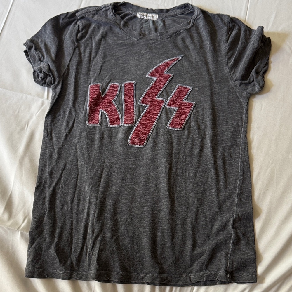 Kids Gray Graphic T-Shirt
